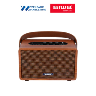 [ผ่อน 0%] AIWA Retro Bluetooth Speaker ลำโพงบลูทูธพกพา BASS++