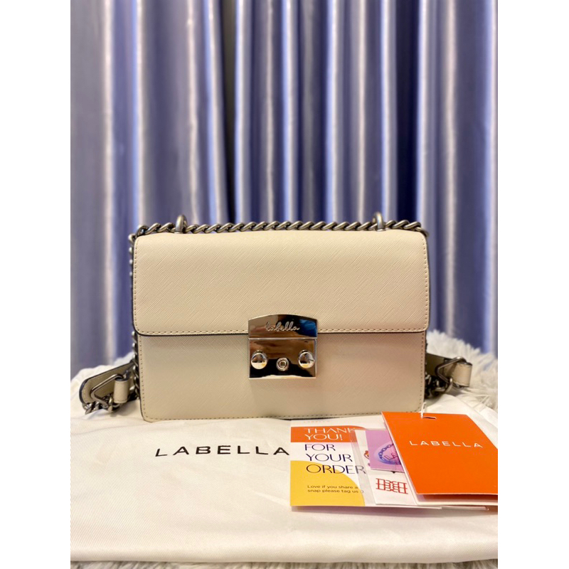 กระเป๋าLabella luna size M สีIvory