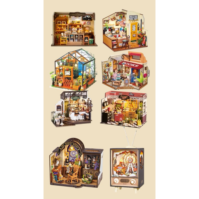 Rolife ของเล่น DIY MINIATURE HOUSE Chinese version [พร้อมส่ง] *****มีลงแบบใหม่ล่าสุดนะคะ