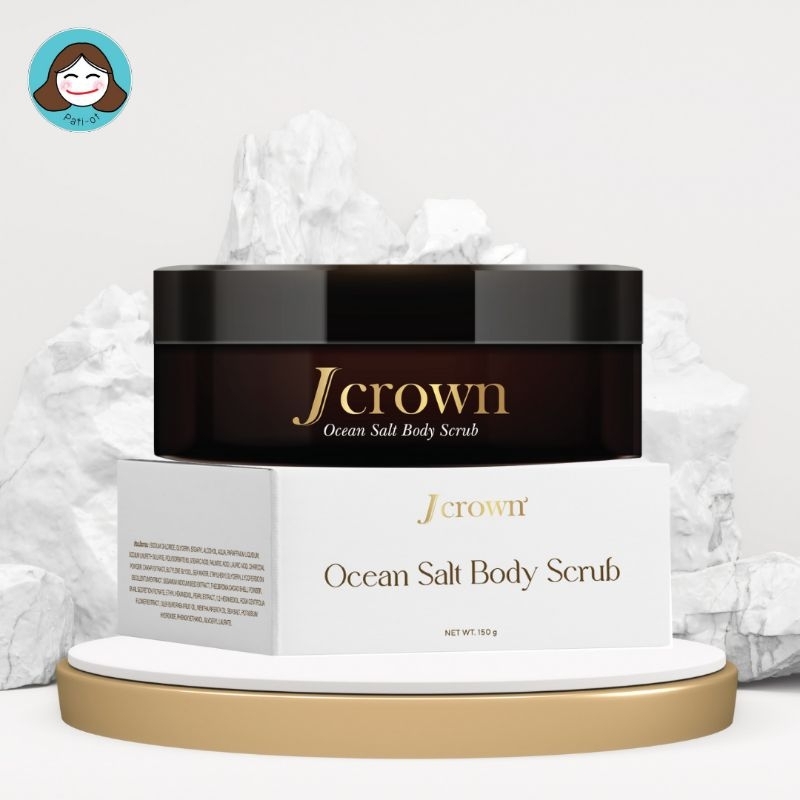 Jcrown scrub เจคราวน์สครับ ผิวออร่า เนียนนุ่ม ผิวกระจ่างใส สครับจ๊ะ ของแท้100%