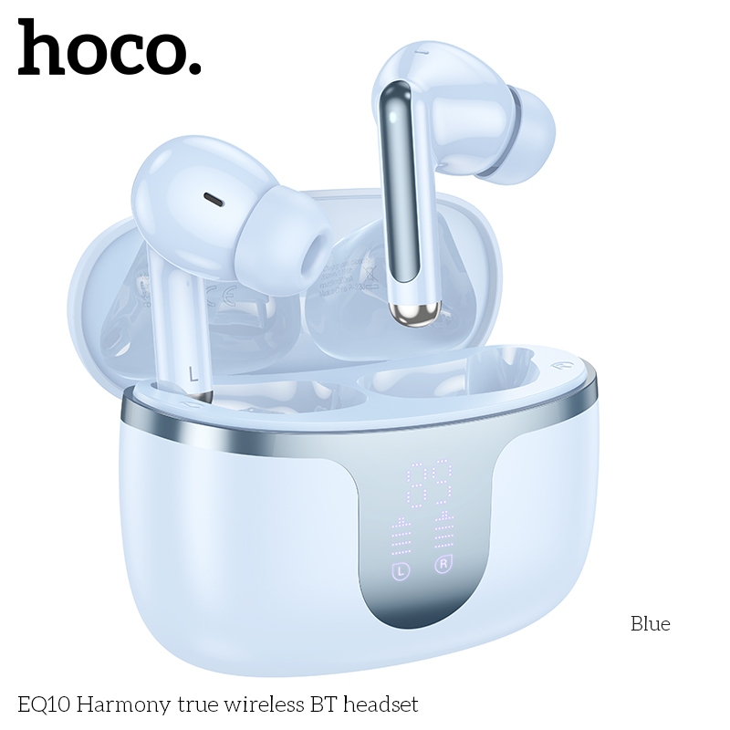 หูฟังบลูทูธ HOCO EQ10 หูฟังไร้สาย True Wireless TWS BT 5.3 จอแสดงผล LED แสดงระดับพลังงานแบบดิจิตอล