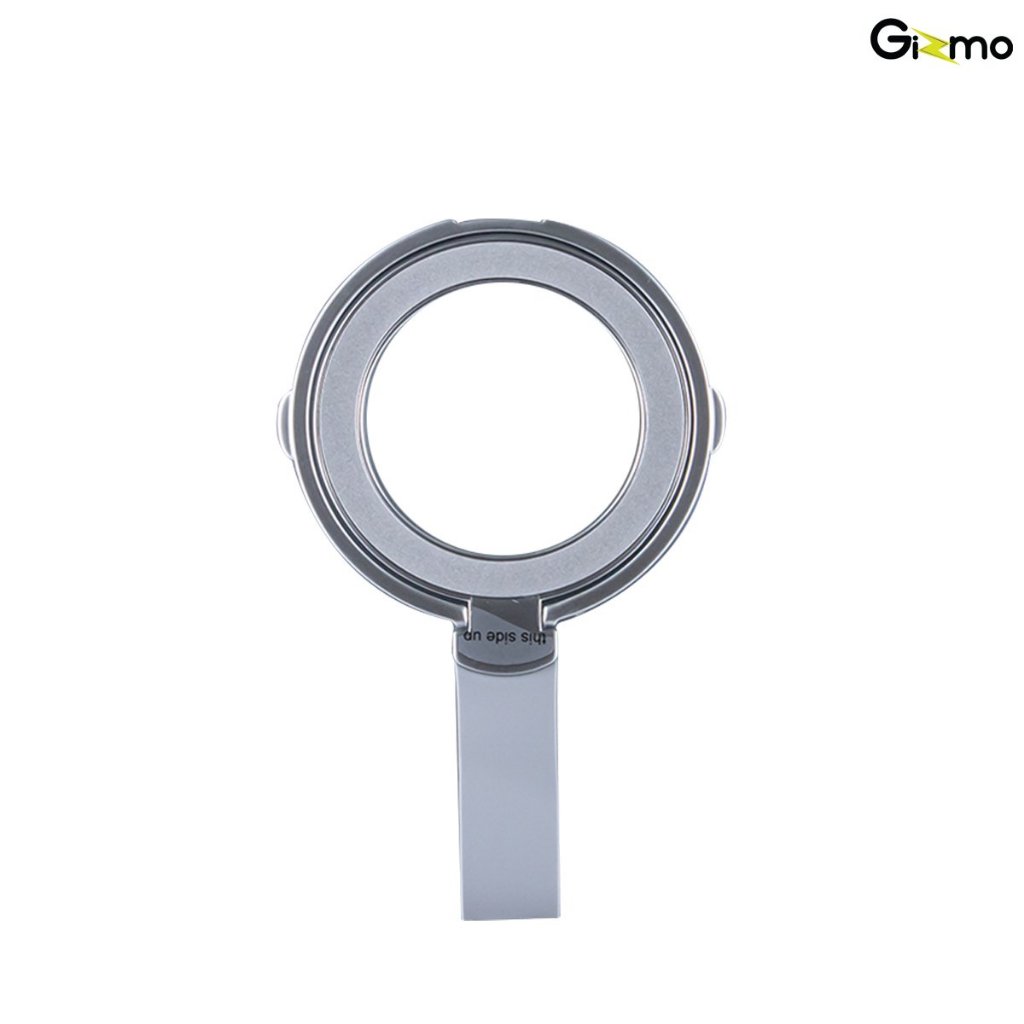 Gizmo Magnetic Ring แหวน ติดหลัง มือถือ รองรับชาร์จ ไร้สาย สีเงิน