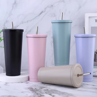 แก้วน้ำ750ml เก็บความร้อน-เย็นสแตนเลส 304