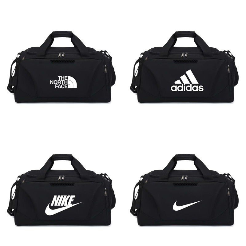 พร้อมส่ง! กระเป๋าฟิตเนสกีฬา  พร้อมช่องใส่รองเท้าในตัว, กันน้ำ กระเป๋าสัมภาระความจุขนาดใหญ่สำหรับการออกไป