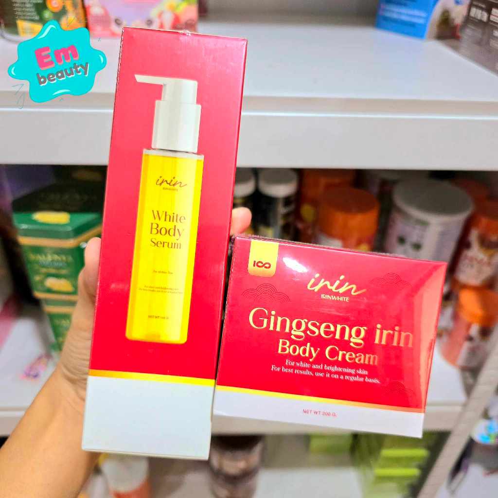 โสมแดง บูสเตอร์ ไอรินไวท์ / เซรั่มออย IRIN White Gingseng ของแท้ 100%แพคเกจใหม่