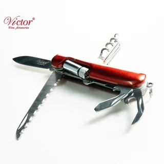 มีดพับพร้อมกล่องเก็บ อุปกรณ์ไวน์ ที่เปิดไวน์ แชมเปญ Victor