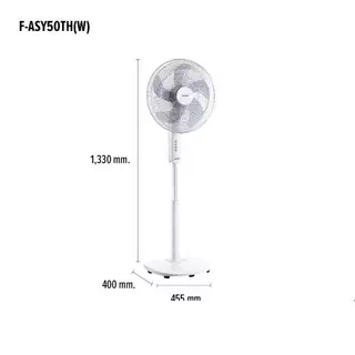 พัดลมตั้งพื้น TOSHIBA รุ่น F-ASY50TH(W) ขนาด 16 นิ้ว สีขาว 5 ใบพัด