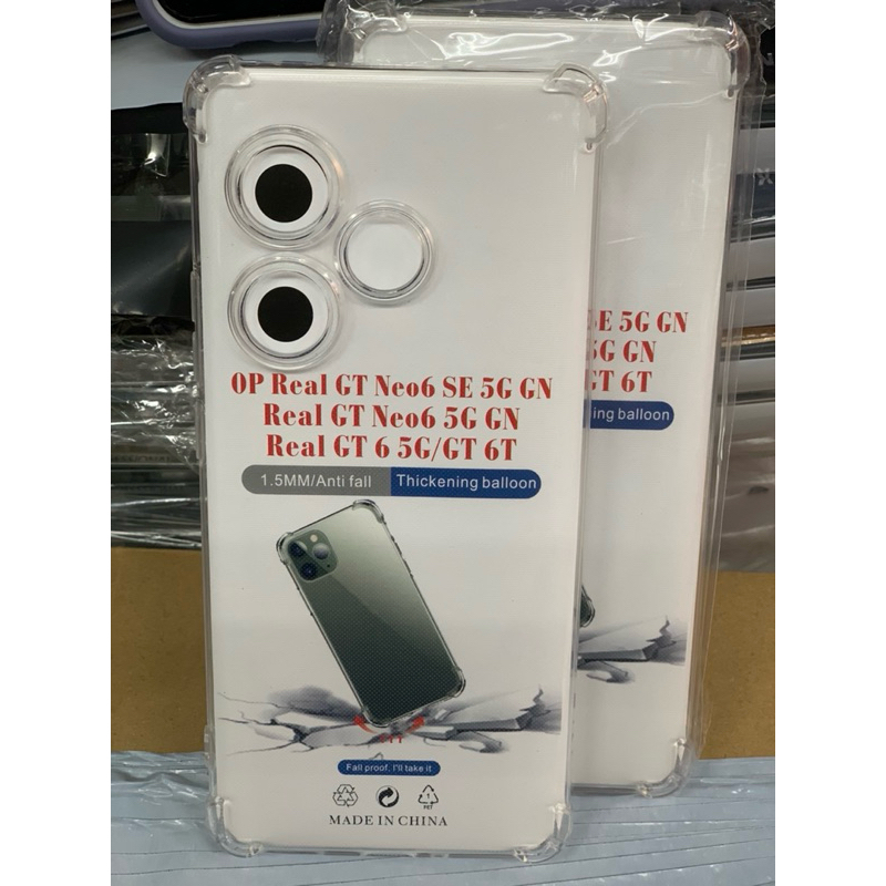 พร้อมส่งใน เคสใสกันกระแทกคลุมกล้อง For​ Realme GT 6 / Realme GT 6T 5G / Neo 6 SE 5G / Neo 6 5G / Neo6 / GT6