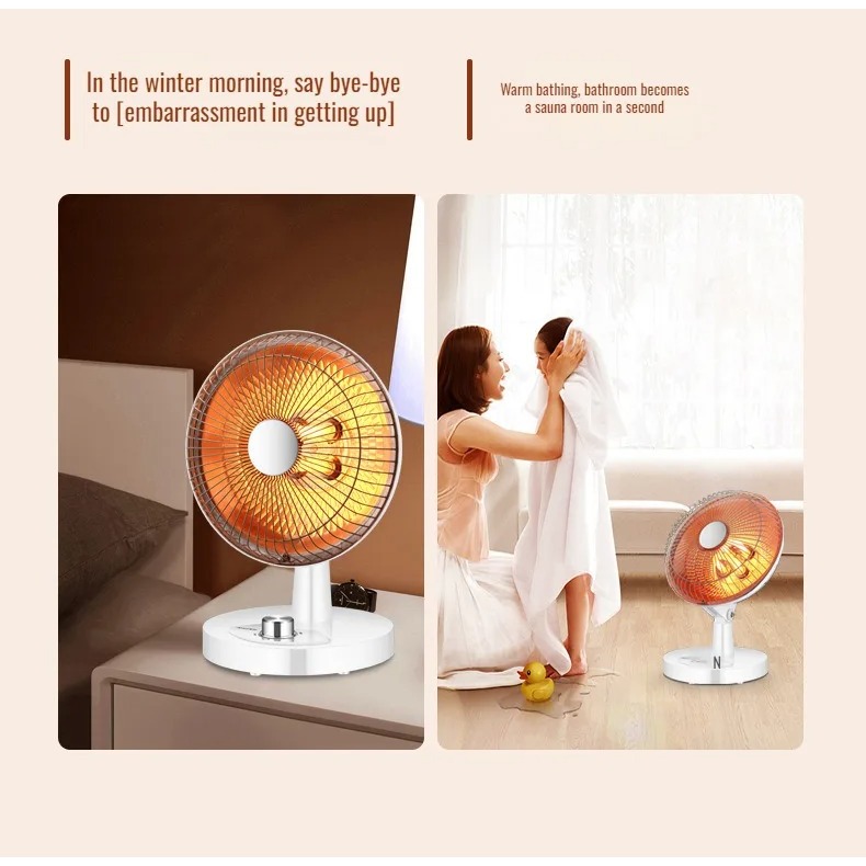 พัดลมร้อนheater Amoi 400W พัดลมฮีตเตอร์ ฮีตเตอร์ ฮีตเตอร์ตั้งโต๊ะ ฮิตเตอร์ลมร้อน ฮีตเตอร์พกพา - รูปที่ 4