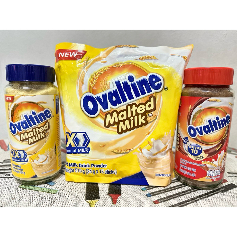 Ovaltine  Malt Milk​โอวัลตินไวท์มอลต์ 400กรัม