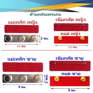 แพรแถบ ข้าราชการ/พลเรือน ชนิด เข็มกลัด และแม่เหล็ก รุ่นใหม่ ก.ค.2567