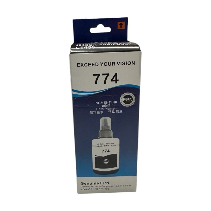 หมึกเติม epson 774 BK หมึกเติมอิงค์เจ็ท T774100 ดำ Epson หมึกพรีเมี่ยม