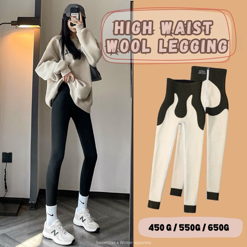New Item กางเกง Legging กันหนาวรุ่นใหม่เอวสูงเก็บทรง มีหลายความหนา
