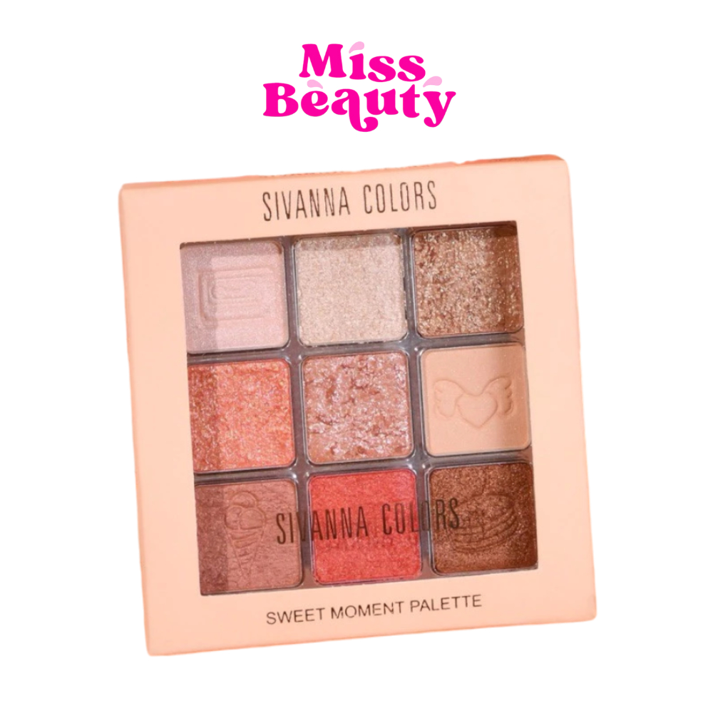 HF705 Sivanna Colors Sweet Moment Palette ชีเวนน่า คัลเลอร์ส สวีท โมเม้นท์  พาเลทท์ อายแชโดว์ 1*9 กรัม
