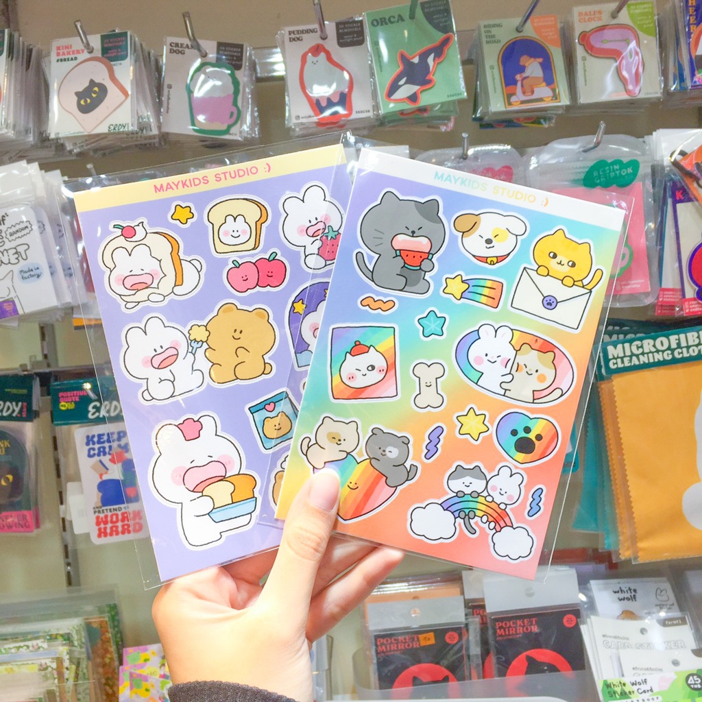 Sticker สติกเกอร์ Gourmet & Parfait สุดแสนน่ารัก [Maykids Studio]