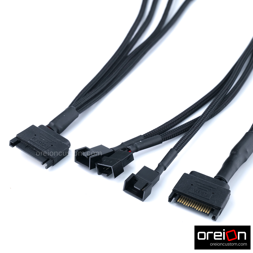 สายพัดลม Power SATA To 4Pin 3Pin Fan Male x2-5 12v [พร้อมส่ง][รับประกัน 1 ปี] - รูปที่ 3