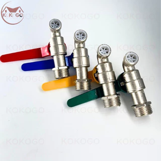 🔥KOKOGO🔥ก๊อกน้ำ ก๊อกบอลแฟนซี ขนาด 4 หุน (1/2) ราคาถูก คุณภาพเกินราคา ทนทาน ไม่เป็นสนิม 1ชิ้นคละสี