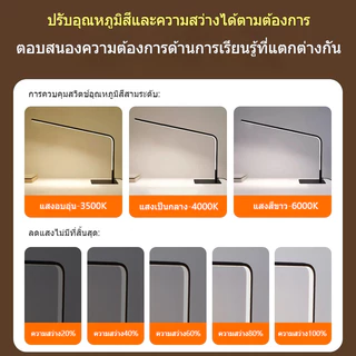 【BSMART】โคมไฟตั้งโต๊ะป้องกันดวงตาเกรด โคมไฟตั้งโต๊ะอ่านหนังสือสำหรับเด็ก, โคมไฟตั้งโต๊ะป้องกันสายตาสั้นแบบเต็มสเปกตรัม