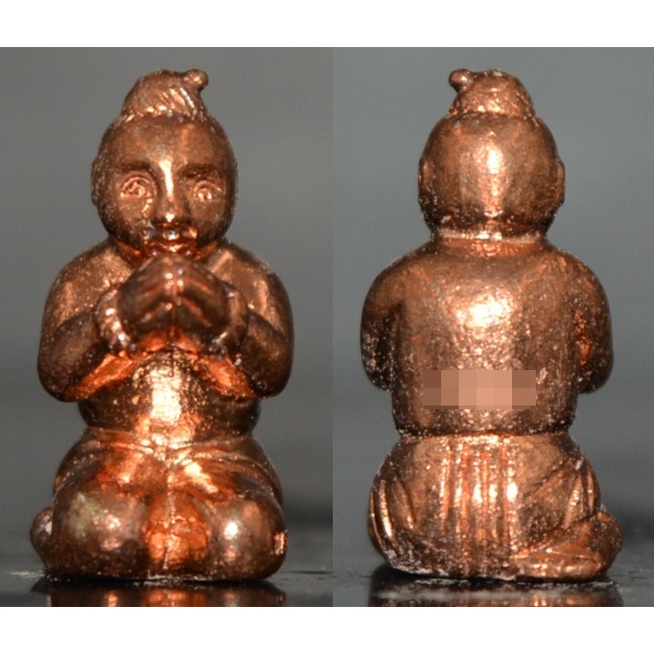 กุมารีหนูทองวลี เนื้อทองแดง พระครูปืน วัดลาดชะโด 2563