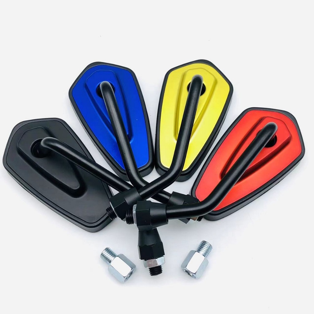กระจกแต่งมอเตอร์ไซต์ 5เหลี่ยม AC-3081 มี4สีให้เลือก น็อตมีขนาดไห้เลือก8มิลกับ10มิล moto