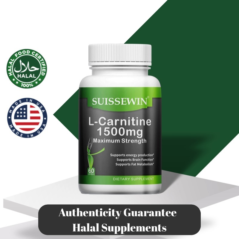 แอล-คาร์นิทีน 1500 มก. 【60 แคปซูล】L-Carnitine 1500 mg