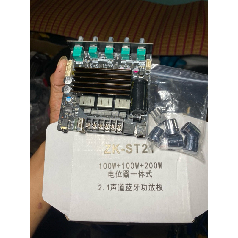 Zk-ST21 แอมป์บลูทูธกำลัง400วัตต์ แท้ครับ