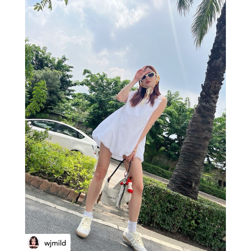 Jiwon dress V.2 : มินิเดรสบอลลูนรุ่น 지원 (จีวอน) V.2 พร้อมส่ง🦢✨