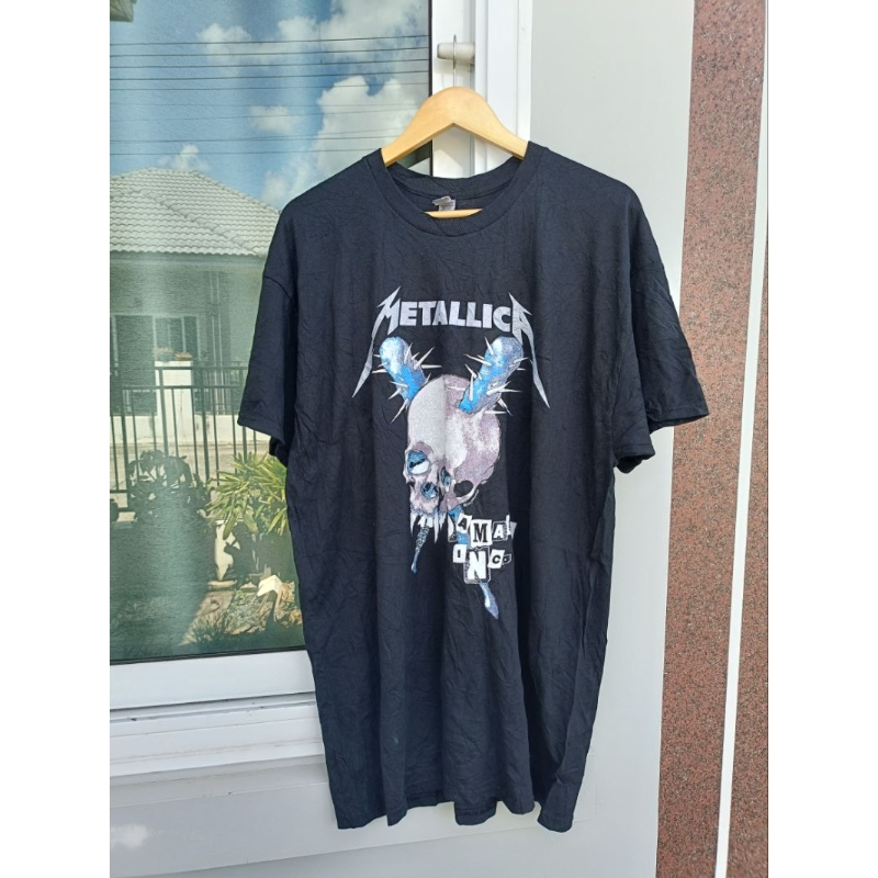 เสื้อวงมือสอง เสื้อวง Metallica size xl มือ2