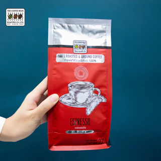 The Coffee Bean กาแฟคั่วบด เอสเพรสโซ่ (คั่วเข้มมาก) 200กรัมx5ซอง (1kg)