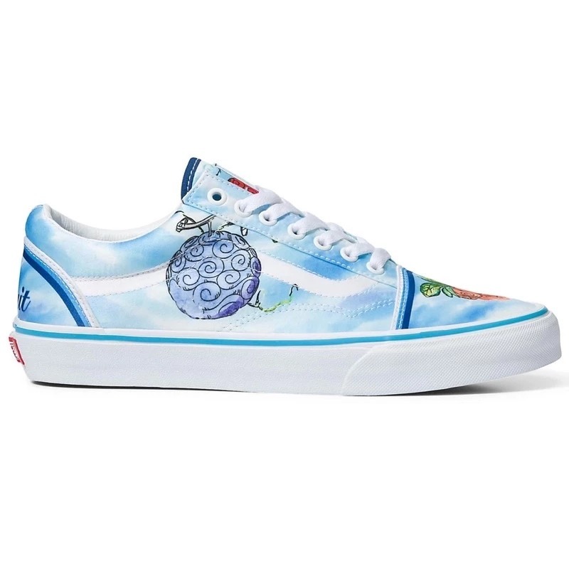 VANS VN0007NT7WM Old Skool ONE PIECE DEVIL FRUIT TRUE BLUE