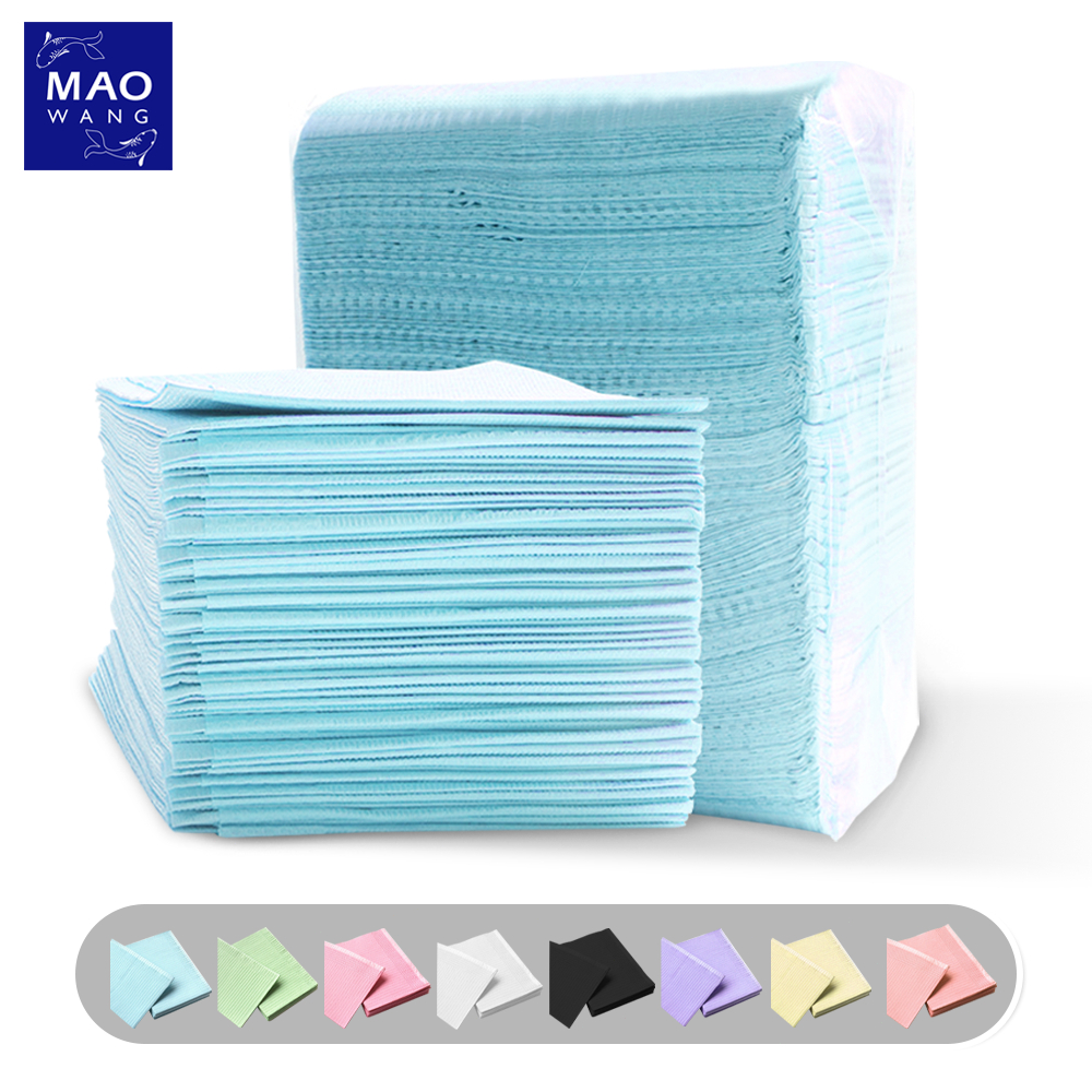 MAO แผ่นรองปูเตียงกันเปื้อน แบบใช้แล้วทิ้ง ทนทานไม่ขาดง่าย มีให้เลือกหลายสี