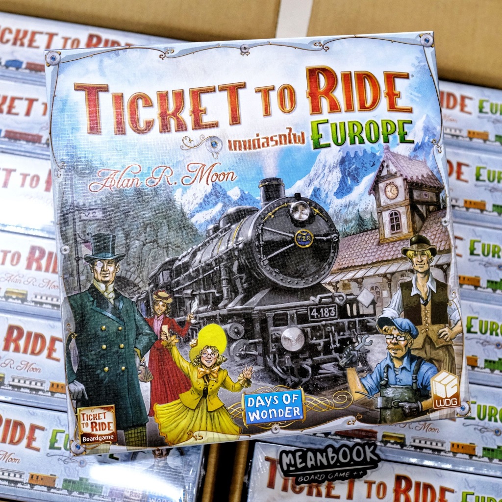 Ticket to Ride Europe เกมต่อรถไฟยุโรป Board Game (ภาษาไทย) [C2]