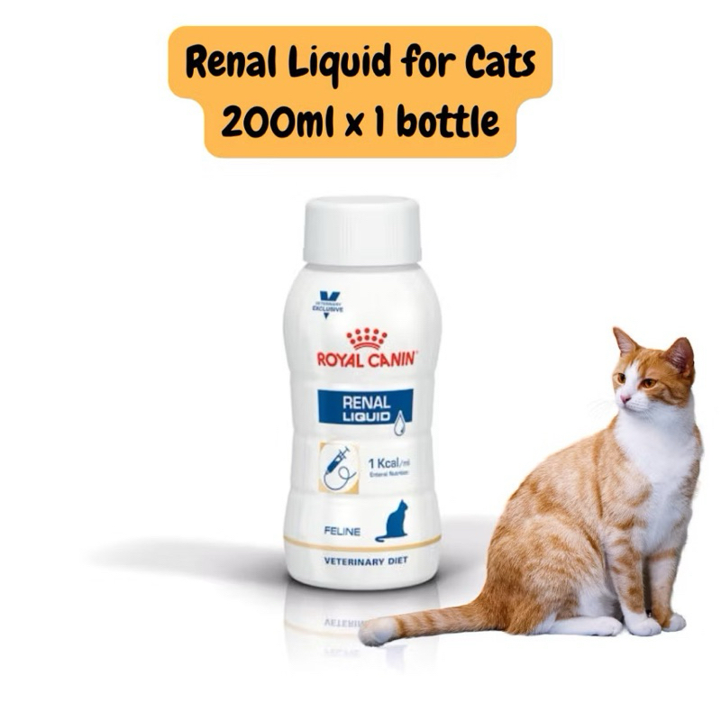 Royal Canin Renal Liquid for Cats 200ml x 1 bottle