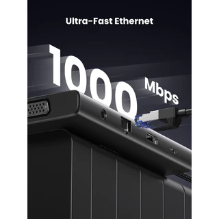 UGREEN อะแดปเตอร์ HUB Type C 11in1 USB-C To 2USB-C 3.2+USB-A 3.2+USB-A 3.0+HDMI รองรับ 4K60Hz+PD รุ่น 45520