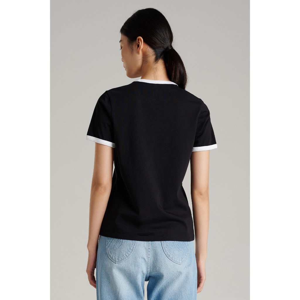 Mc jeans เสื้อยืดแขนสั้นผู้หญิง คอกลม  MTTZ854