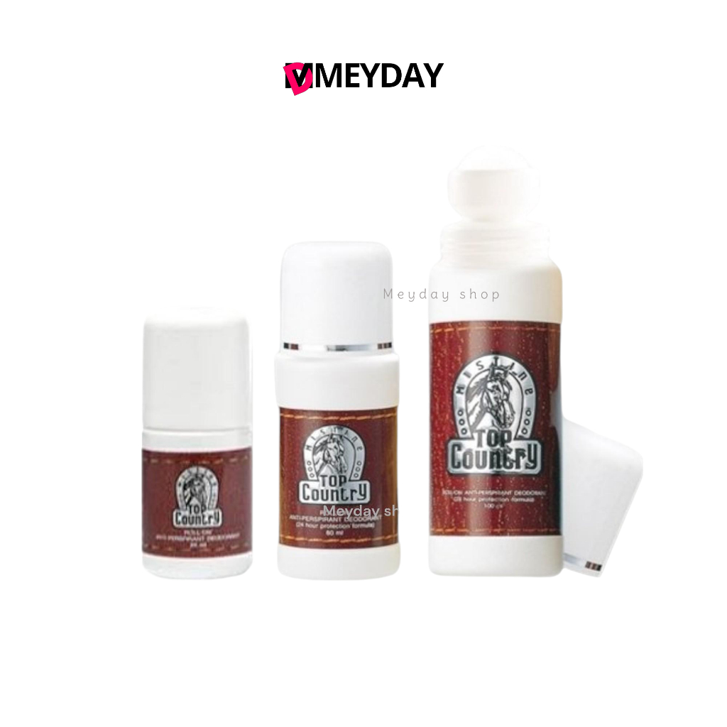 มิสทิน ท๊อป คันทรี โรลออน Mistine Top Country Roll-On สูตรไม่มีแอลกอฮอลล์ มีทั้งหมด 4 ขนาด