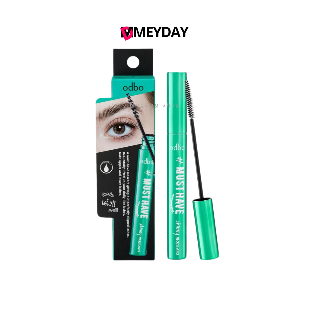 (OD936) odbo มาสคาร่า โอดีบีโอ มัสท์ แฮฟ สกินนี่ Must Have Skinny Mascara หัวสลิม