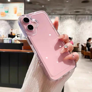 เคสใสกันกระแทก อะคริลิคสำหรับ ไอโฟน 16 16Pro 16Promax for iPhone16 Pro max 16plus 17 17pro 17proamx 17air