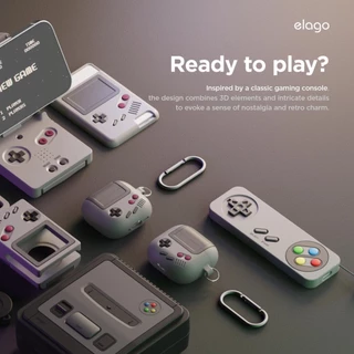 elago AirPods 4 AW5 Case เคสดีไซส์ Game Boy ของแท้จากตัวแทนจำหน่าย (สินค้าพร้อมส่ง)