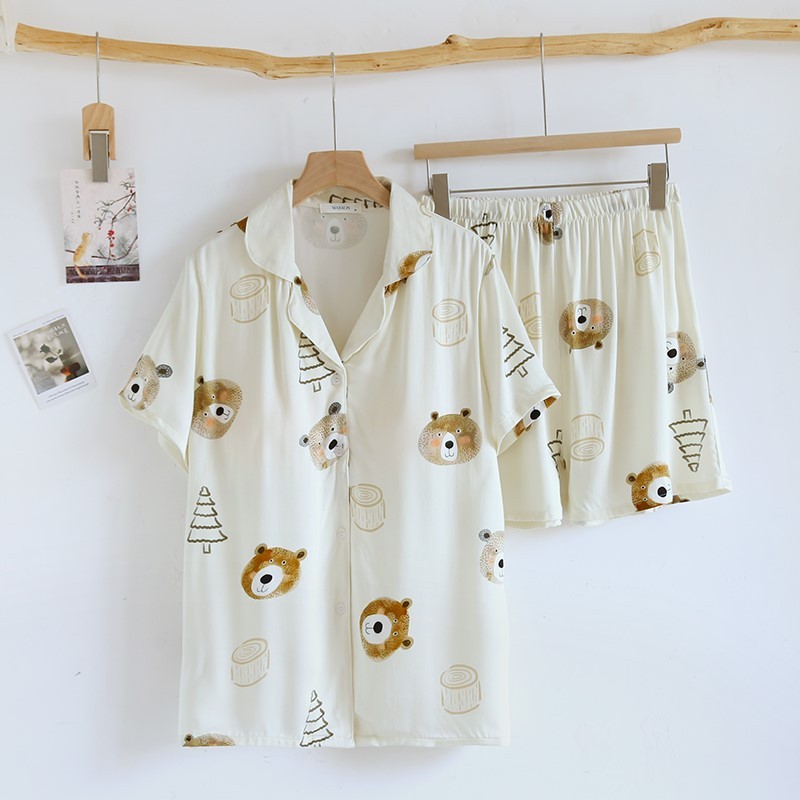 ชุดนอน Mulen (Muslin Pajamas) Organic bamboo (A1007 B1007 E1007)