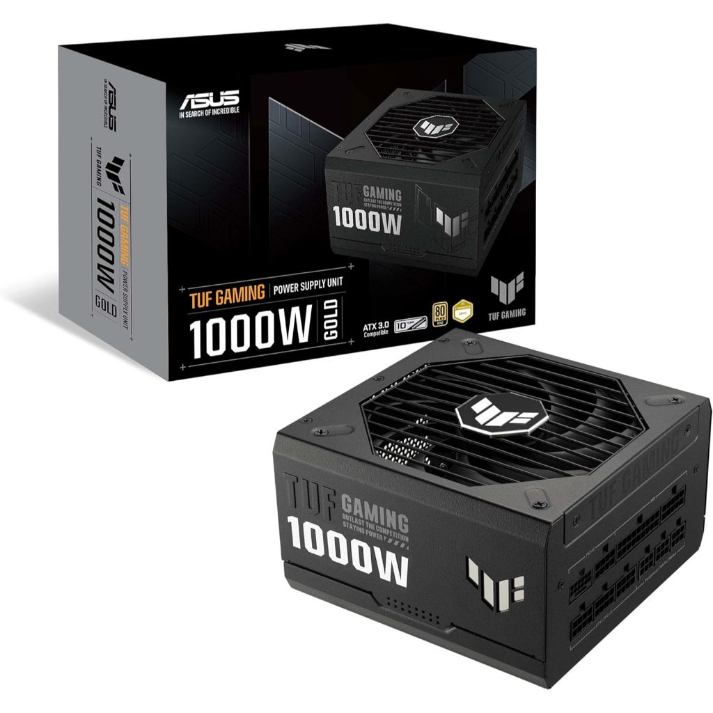 POWER SUPPLY (อุปกรณ์จ่ายไฟ) ASUS TUF GAMING 1000W GOLD - 1000W 80 PLUS GOLD (TUF-GAMING-1000G)