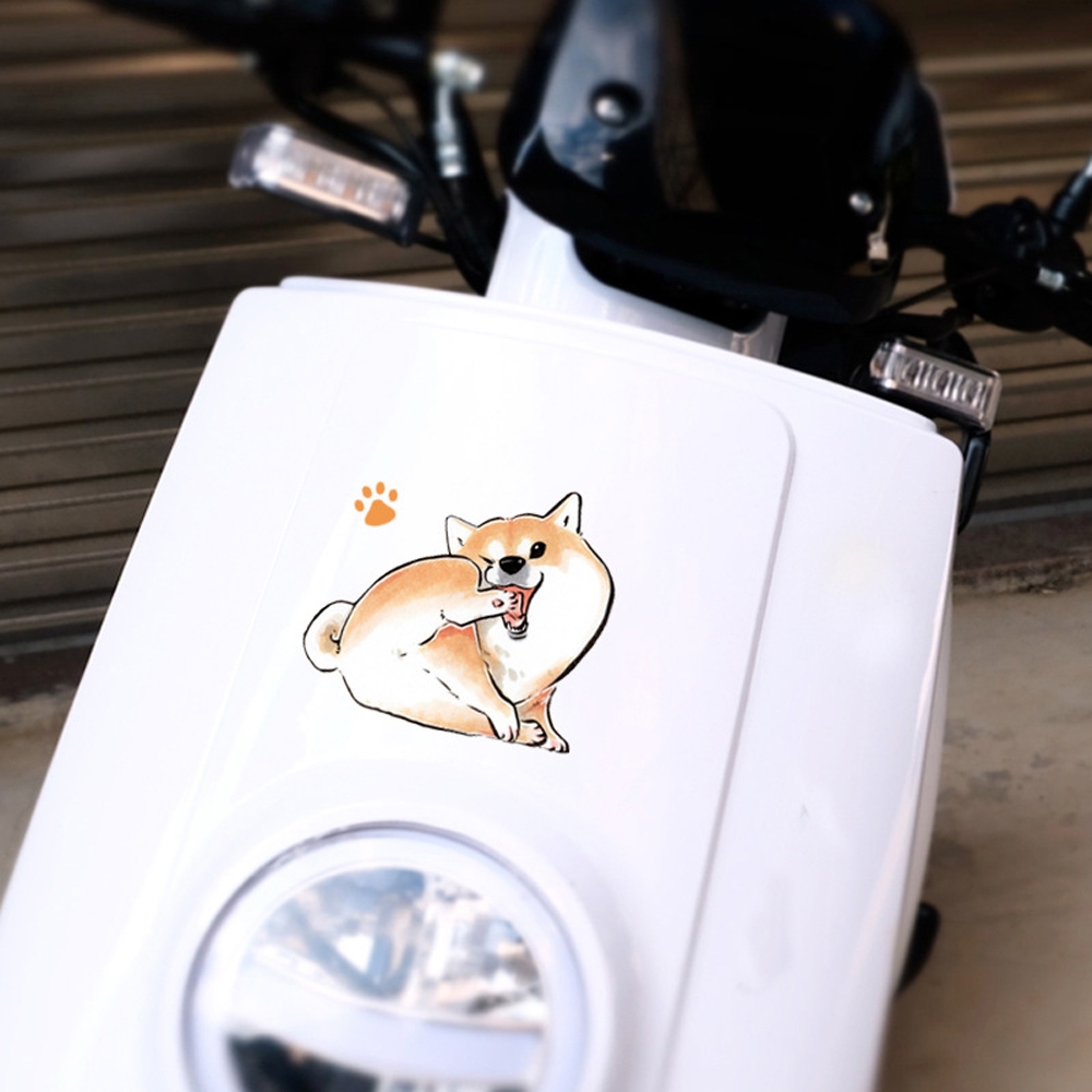 1 เซ็ท (ส่งจากไทย) สติ๊กเกอร์สัตว์เลี้ยง สติ๊กเกอร์ติดรถการ์ตูน สติ๊กเกอร์การ์ตูน ติดรถ ติดแอร์ ติดได้หลากหลาย สติ๊กเกอร - รูปที่ 2