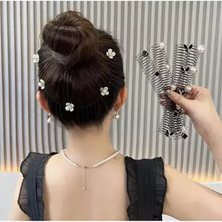 หวีสับผม ลายดอกไม้ ลายผีเสื้อ ลายดาว เครื่องประดับผม แฟชั่นสําหรับผู้หญิง เก็บผมเร็ว หวีคาดศีรษะ จัดระเบียบไรผม
