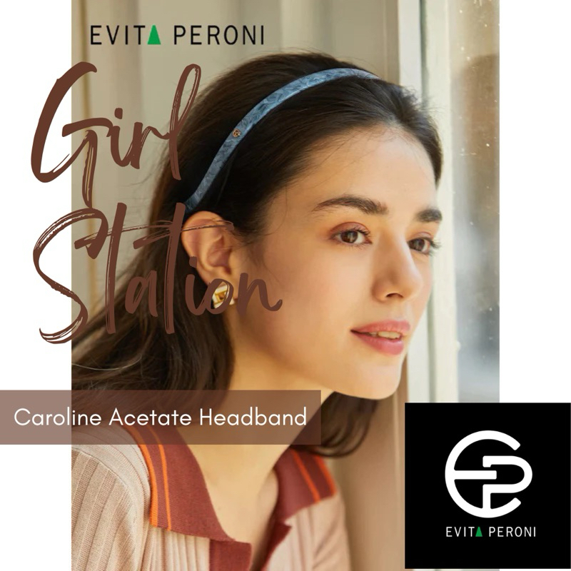 EVITA PERONI ของแท้ พร้อมส่ง Caroline Acetate Headband