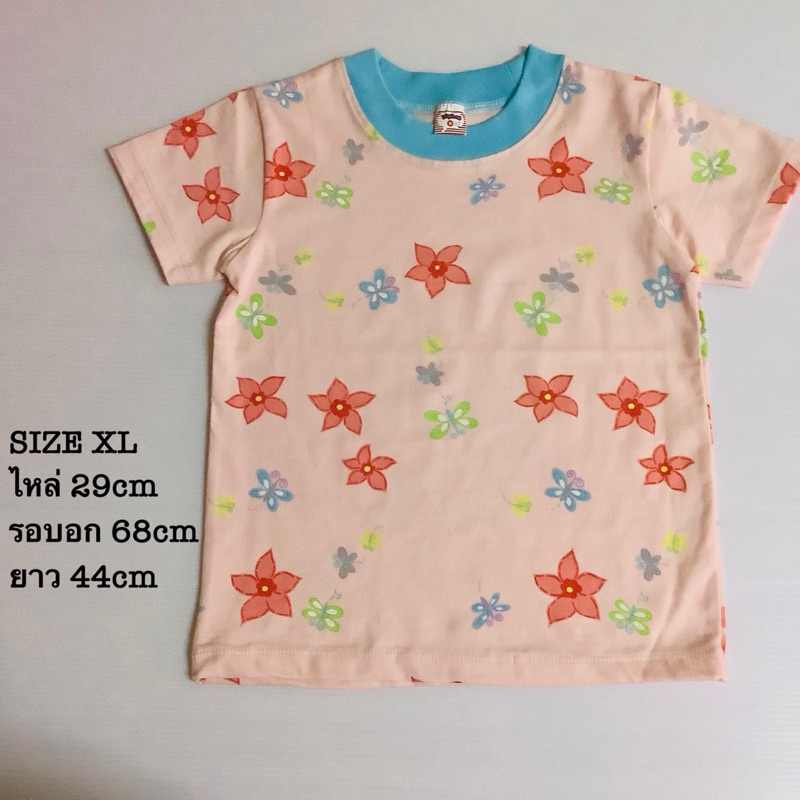 เสื้อยืดคอกลมสวมหัวXL เนื้อดี