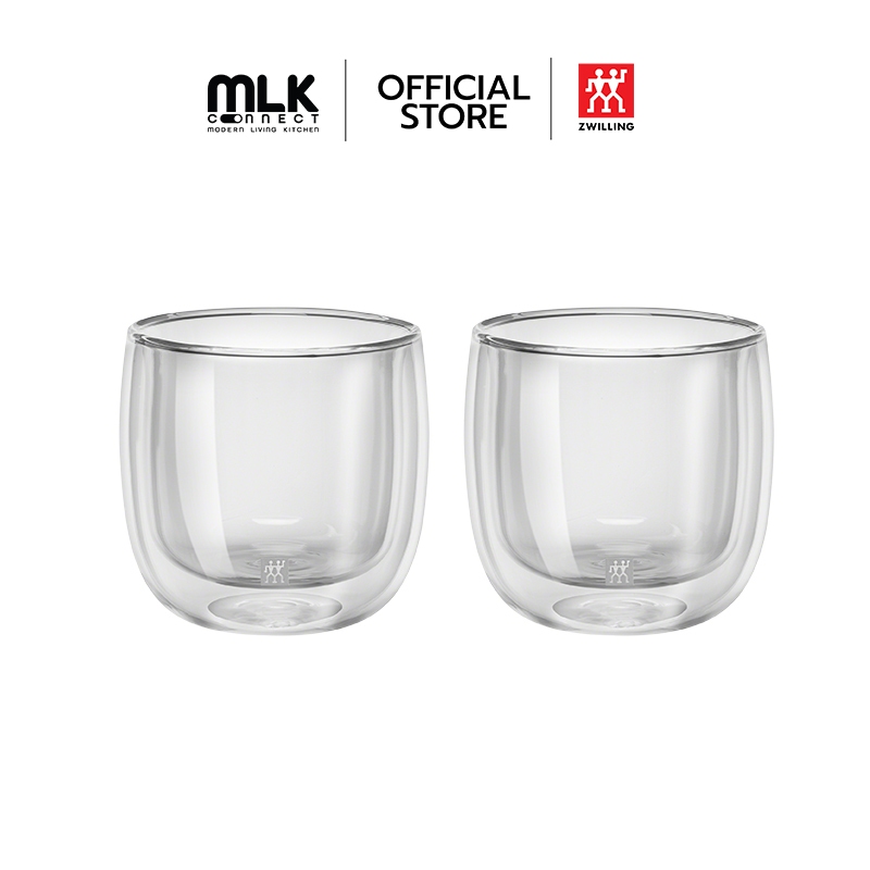 ZWILLING แก้วดับเบิ้ลวอลล์ลาเต้ 450 มล. 2 ชิ้น รุ่น Sorrento N39500114