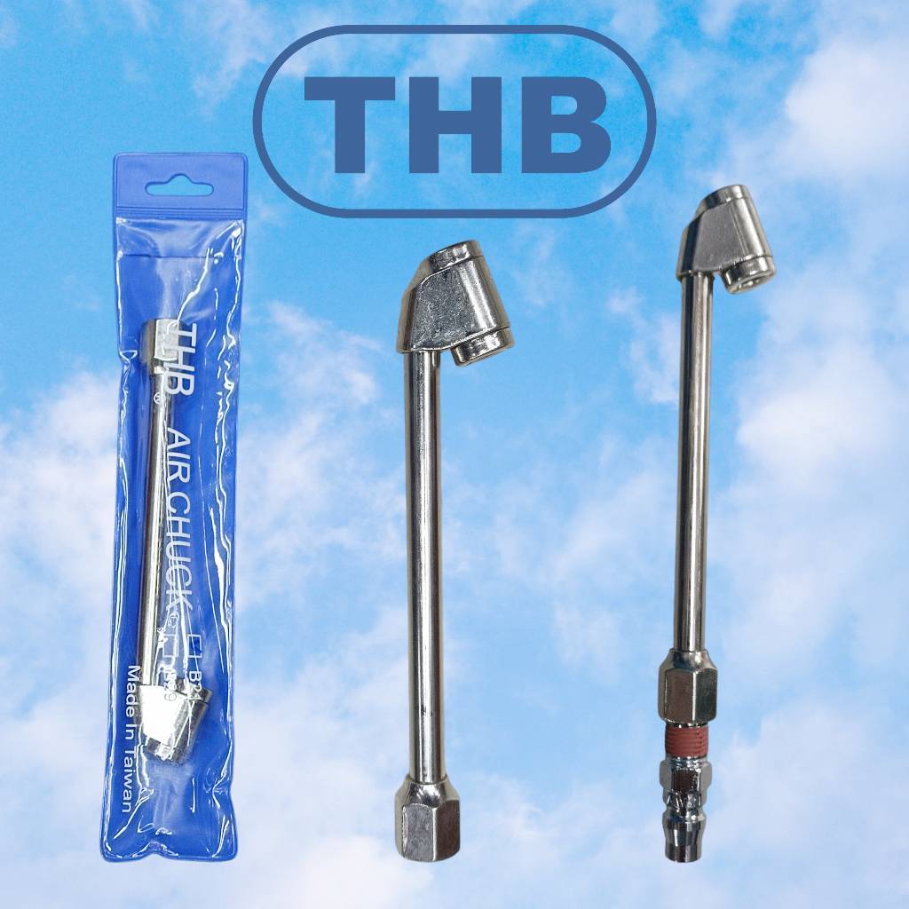 THB ที่เติมลมด้ามสั้น B21(ยาว6")+ข้อต่อเกลียวนอก 20PMA