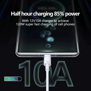 Taokinall สายชาร์จ Type C 10A 120W Type C ความเร็วสูง 1 1.5 2 เมตร สําหรับแล็ปท็อป โทรศัพท์ และอุปกรณ์ USB C