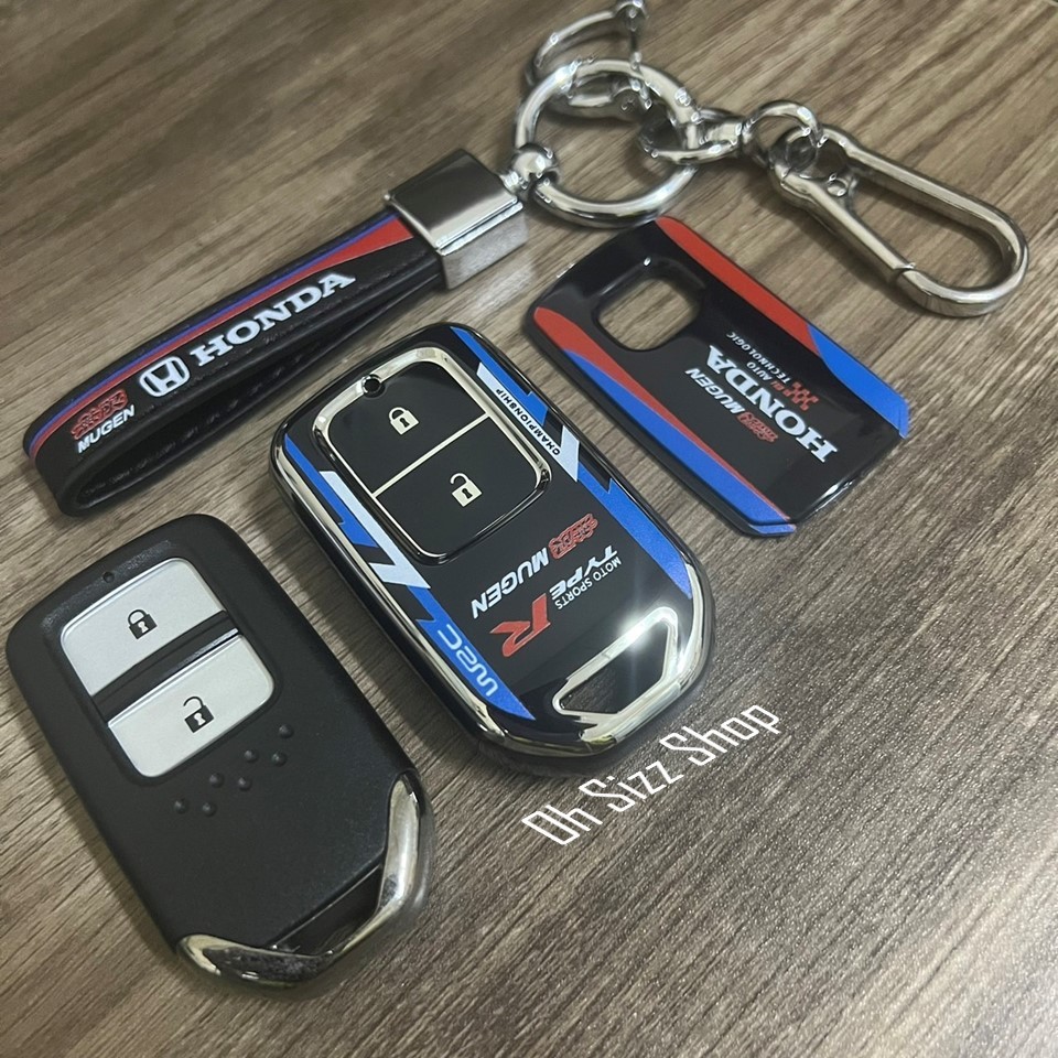 เคสรีโมทรถ Honda Civic Gen 10 ลาย Sport Car  (TPU Key Cover) Honda Key Sets Model ACCORD, CIVIC, CIV