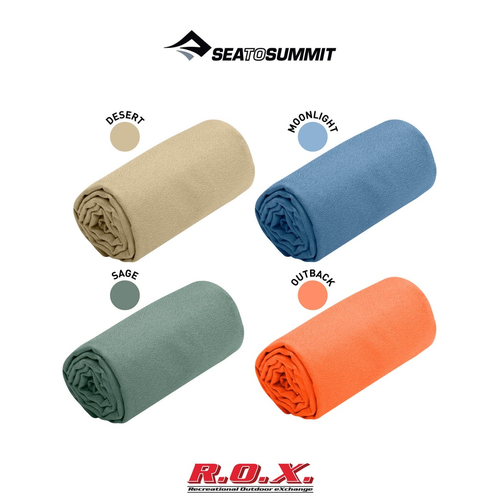 SEA TO SUMMIT AIRLITE TOWEL ผ้าเช็ดตัวแห้งไว ROX